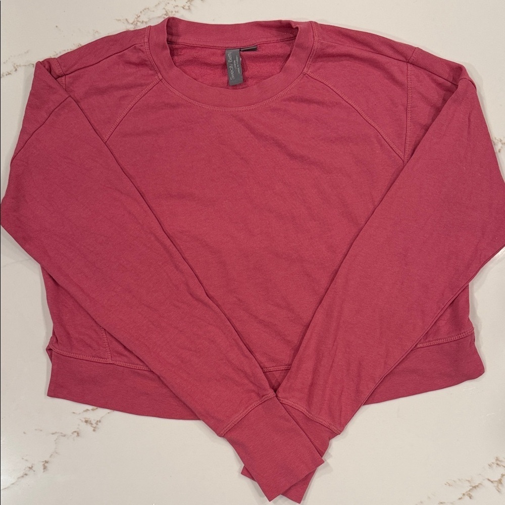 Sweaty Betty Rose Crop Sweatshirt